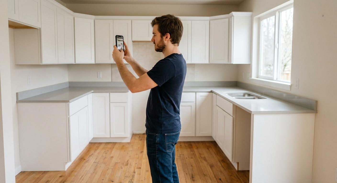 A Habita Scout documenting a rental property in Los Angeles